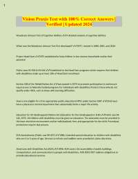 Special Education and Visual Impairment: Key Laws and Concepts