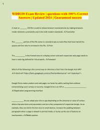 WDD230 Exam Review: HTML, CSS, and Responsive Web Design