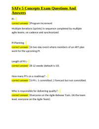 SAFe 5 Exam Prep: Key Concepts Q&A