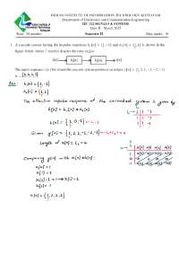 SIGNALS AND SYSTEMS QUIZ 2 ECE