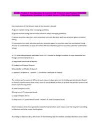 Investment Management Exam Questions and Answers 2024/2025