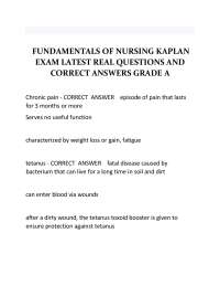 Nursing Fundamentals Exam Prep: Q&A Review for Nurses