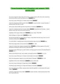 7 brew brewista test A Question and answers 100% correct 2025