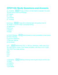 CPDT-KA Study Questions and Answers 2025