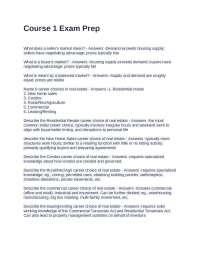 Real Estate Exam Prep: Key Concepts and Definitions