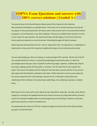 Social Security Disability Law: Practice Questions and Key Concepts