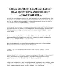 Geriatric Health Exam: Questions and Answers for Medical Students