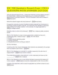Quantitative Research Exam Questions and Answers: A Comprehensive Guide