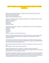 Management Theories and Organizational Behavior: Key Concepts and Applications