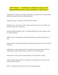Introduction to Outdoor Emergency Care: Key Concepts and Legal Aspects