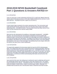 NFHS Basketball Rules: Comprehensive Q&A for Referees and Coaches