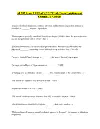 ATC Exam Prep: Airspace, Navigation, and Radar Q&A