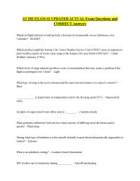 Air Traffic Control Exam Q&A: Weather, NOTAMs, and Emergency Procedures