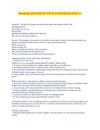 Roadcraft: Essential Questions and Answers for Safe Driving