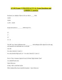 Aviation Exam Prep: Aeronautical Charts and IFR Procedures