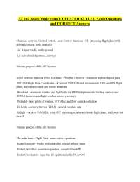 Air Traffic Control (ATC) Study Guide: Exam Preparation