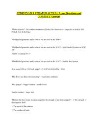 Aircraft Electrical Systems: Exam Questions and Answers