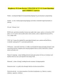 Raspberry Pi Exam Review: Questions and Answers