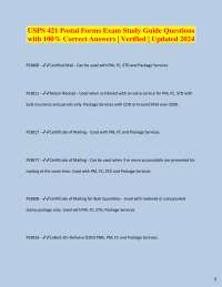 USPS Postal Forms Exam Study Guide 2024: Forms and Uses