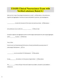 Clinical Neuroscience Exam: Neurological Development and Brain Anatomy