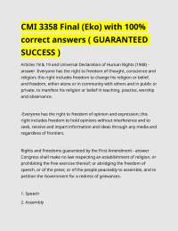 CMI 3358 test 1 with 100% correct answers ( GUARANTEED SUCCESS ).docx