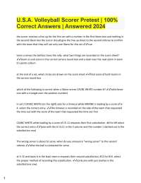Volleyball Scorer Rules Pretest: Mastering Game Scoring