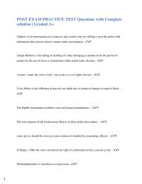 Law Enforcement Practice Exam: Criminal Law and Procedure
