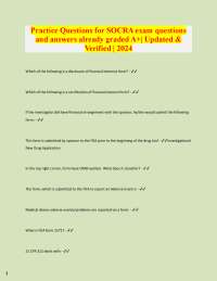 SOCRA Exam Practice Questions: Clinical Research Regulations and Ethics