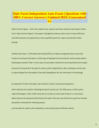 State Farm Auto Insurance Exam: Claims, Repairs, and Coverage Guide