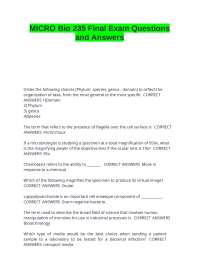 Microbiology Final Exam Q&A: Microbial Taxonomy, Growth & Virology