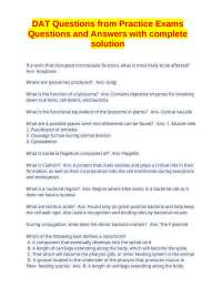 Biology Practice Questions and Answers: Cell Biology, Genetics, and Ecology