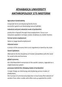 ATHABASCA UNIVERSITY ANTHROPOLOGY 275 MIDTERM QUESTIONS AND ANSWERS 2025