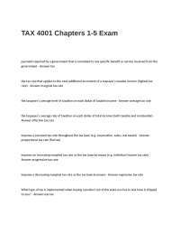 Taxation Exam Prep: Key Concepts and Formulas