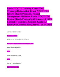 Fanuc NOCTI Training, Fanuc Nocti Training (Roboguide), Fanuc NOCTI Test Review (Teach Pen