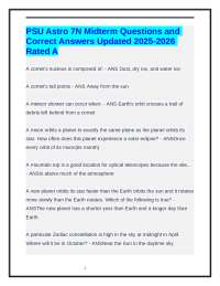 Astronomy Midterm Q&A: Comets, Eclipses, and Planetary Orbits