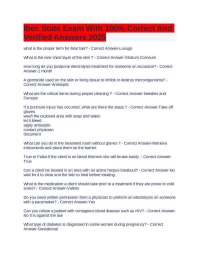 Ibec State Exam With 100% Correct And Verified Answers 2025