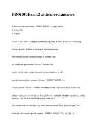 Finance Exam Q&A: Stock Repurchases, Bond Pricing & Risk