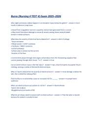 Burns (Nursing 4 TEST 4) Exam 2025–2026 .pdf