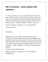Criminal Law Scenarios: Identifying Offenses and Legal Elements