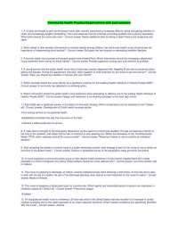 Community Health Practice Examinations with best answers