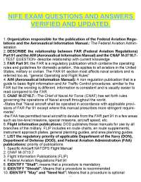 NIFE EXAM QUESTIONS AND ANSWERS VERIFIED AND UPDTED.