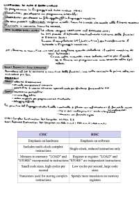 Risc-V e Linguaggio Assembly