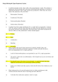 Drugs Affecting the Upper Respiratory System_ Complete Questions and answers.