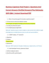 Nursing Capstone Proctored Exam | Questions  And Correct Answers (Verified Answers) Plus
