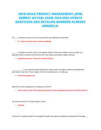 Apm pmq exam revision questions and answers graded A