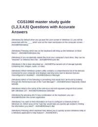 CGS1060 master study guide (1,2,3,4,5) Questions with