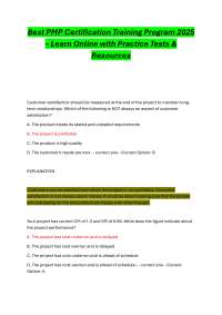 PMP Certification Training Program 2025 – Learn Online with Practice Tests & Resources
