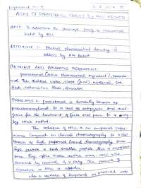 Pharmaceutical analysis