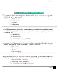 NURS 7950 ATI Renal MC Questions & Answers