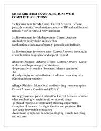 NR 566 MIDTERM EXAM QUESTIONS WITH COMPLETE SOLUTIONS